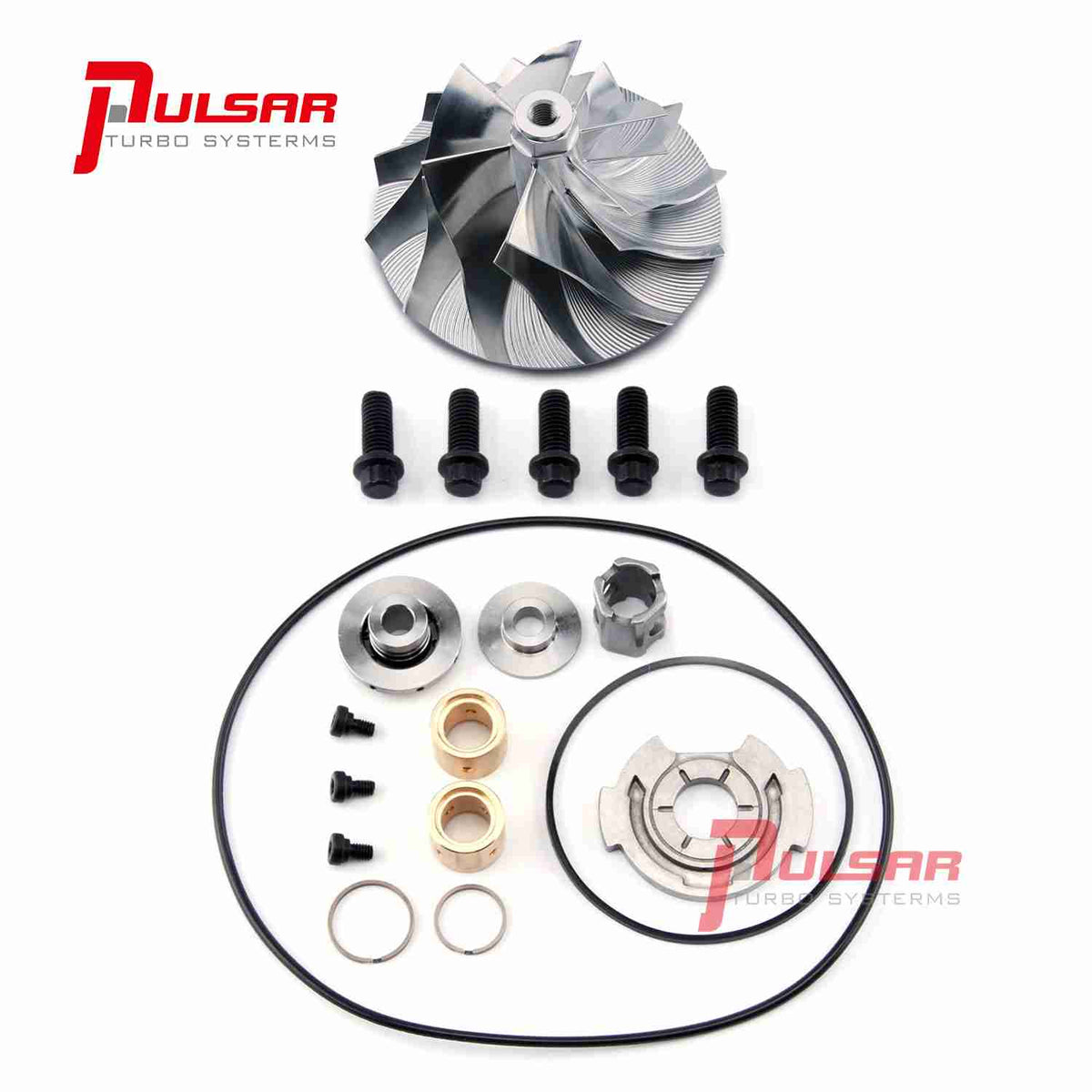 05-07 Ford 6.0L Powerstroke Turbo Billet Compressor Wheel + Rebuild Kit