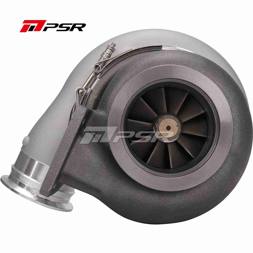 PSR 485 1350HP Journal Bearing Curved Point Milled Billet Compressor Wheel