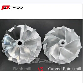 PSR 8582G 1500HP Curved Point Mill Compressor Wheel Dual Ball Bearing Turbo