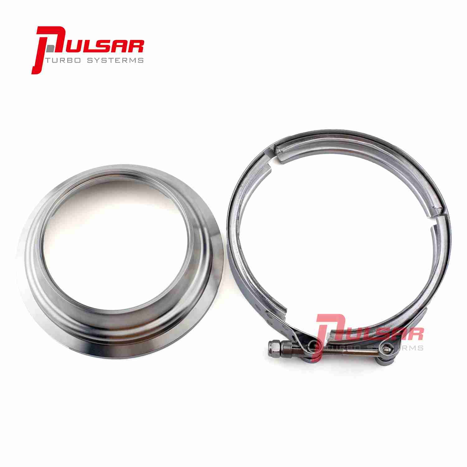 PULSAR 400 T6 Turbo 5 to 4" Stainless Steel Flange Clamp Kit