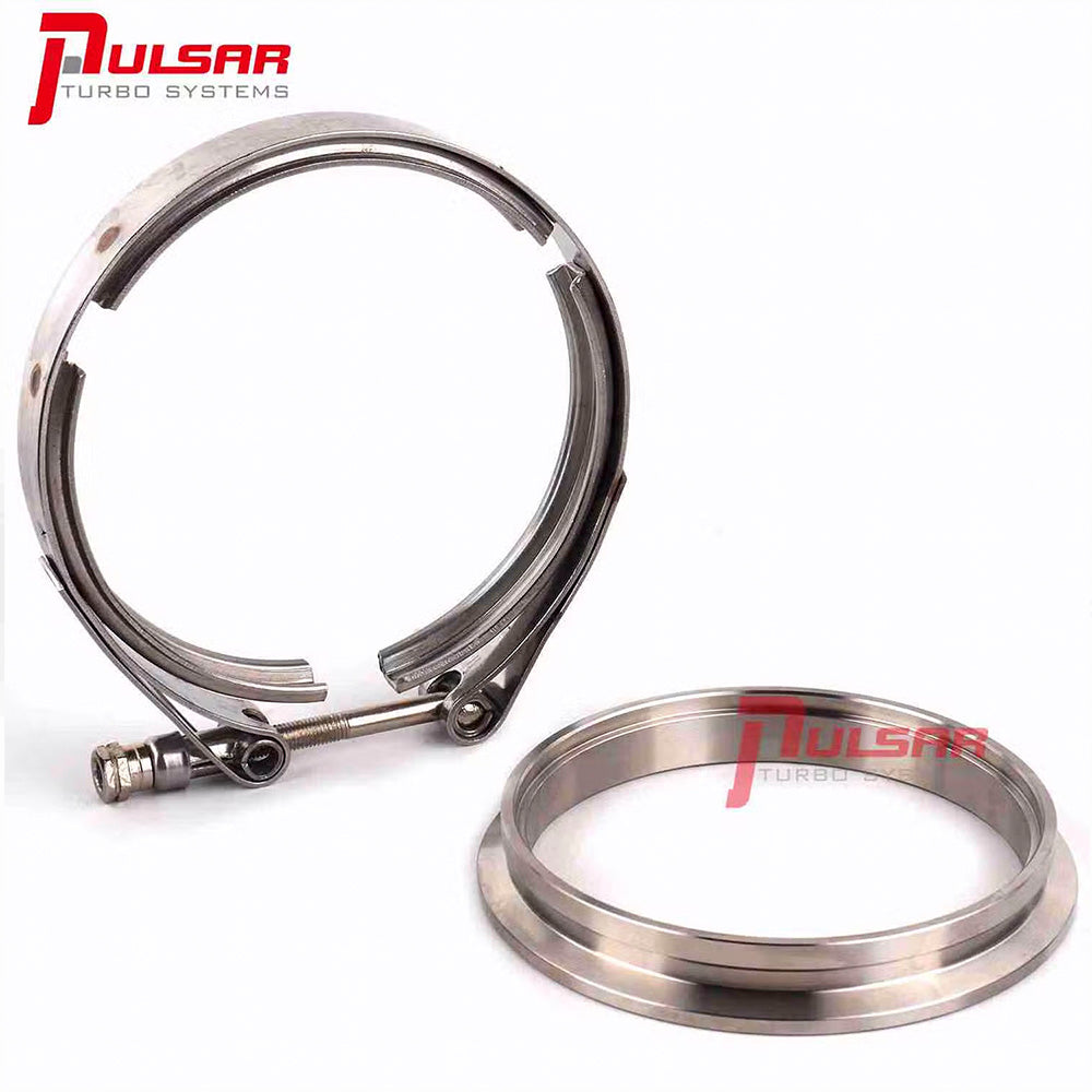 Pulsar Turbo Systems Flange&Clamp Kit Stainless Steel for G ser. 6275, 6775, 7375, 7975, 7782