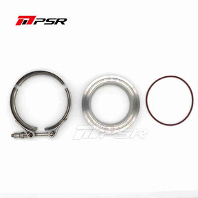 PSR Stainless Steel V-Band 3"/3.5" Flange&Clamp Kits for PRO PTG75 PT/X42 PT/X45 PT/X47 PT/X50 PT/X55 400 etc. Compressor Outlet