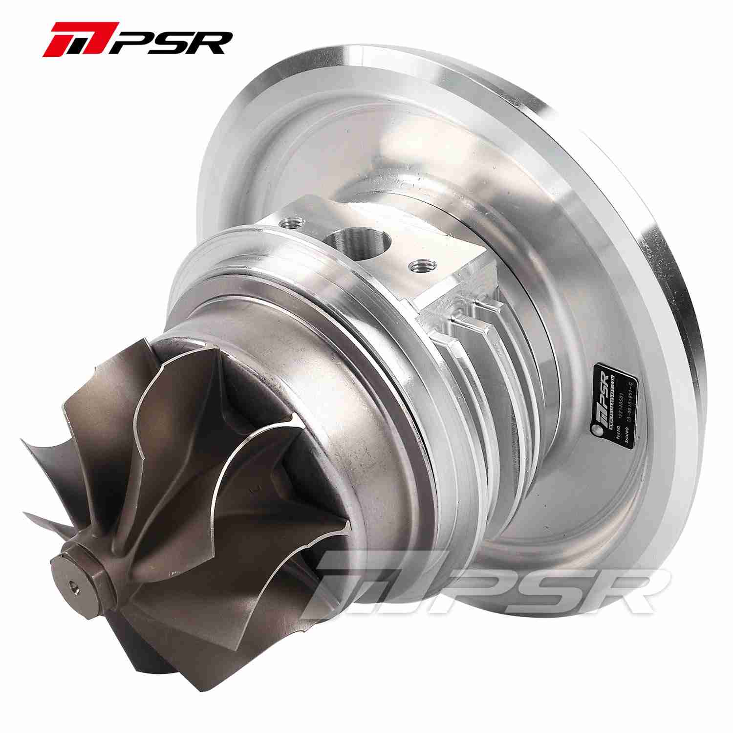 PSR 485DG DUAL BALL BEARING TURBO CURVED POINT MILLED BILLET COMPRESSOR WHEEL