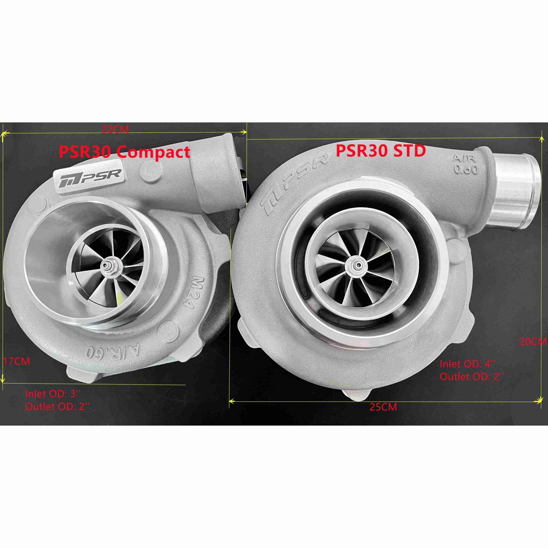 PSR3071 Gen2 Compact Dual Ball Bearing Turbocharger