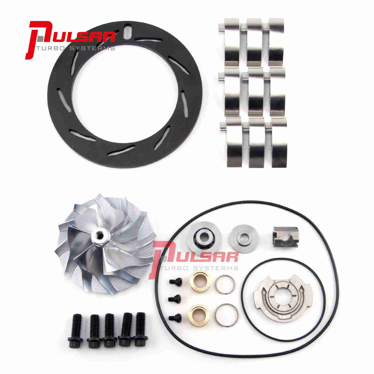 03-04 Ford 6.0 Powerstroke Turbo Billet Wheel Upgrade Unison Rebuild Kit 13.2mm Vanes