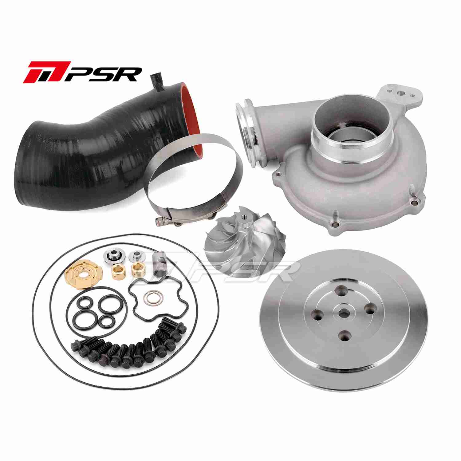 PSR Turbo Parts for PTX38 Turbo Charger Billet Compressor Wheel Rebuild Kit Turbine Wheel DIY Kit