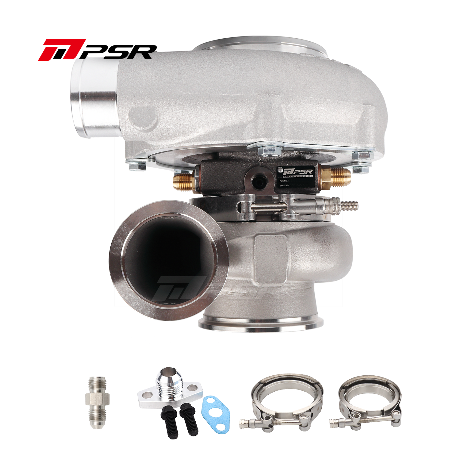 PSR Forward Rotation 5455G Dual Ball Bearing Turbocharger HP Rating 660 with 4" inlet