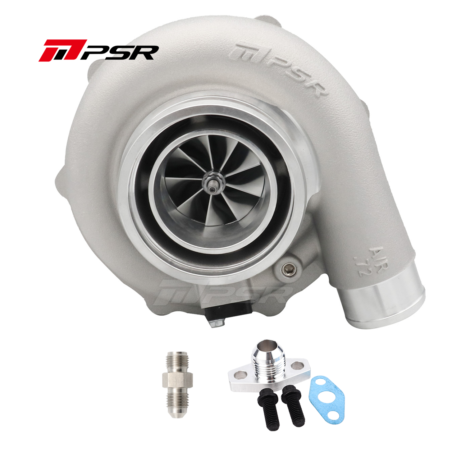 PSR Forward Rotation 5455G Dual Ball Bearing Turbocharger HP Rating 660 with 4" inlet